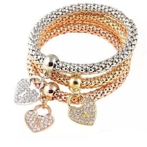 Heart Bracelet Set Of 3